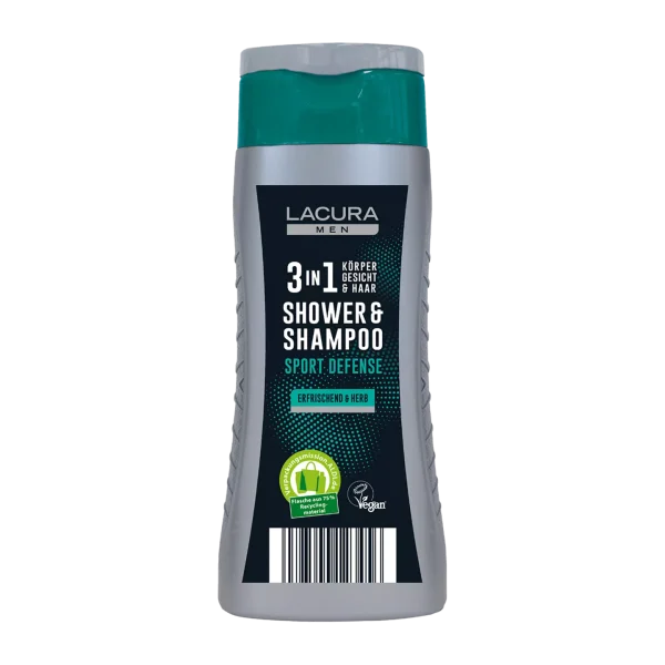 Lacura Men 3in1 Shower & Shampoo Sport Defense